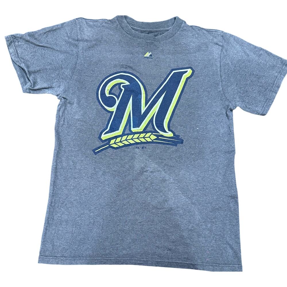 Vintage Tees - MLB Milwaukee Brewers Graphic Tee*SZ YOUTH XL